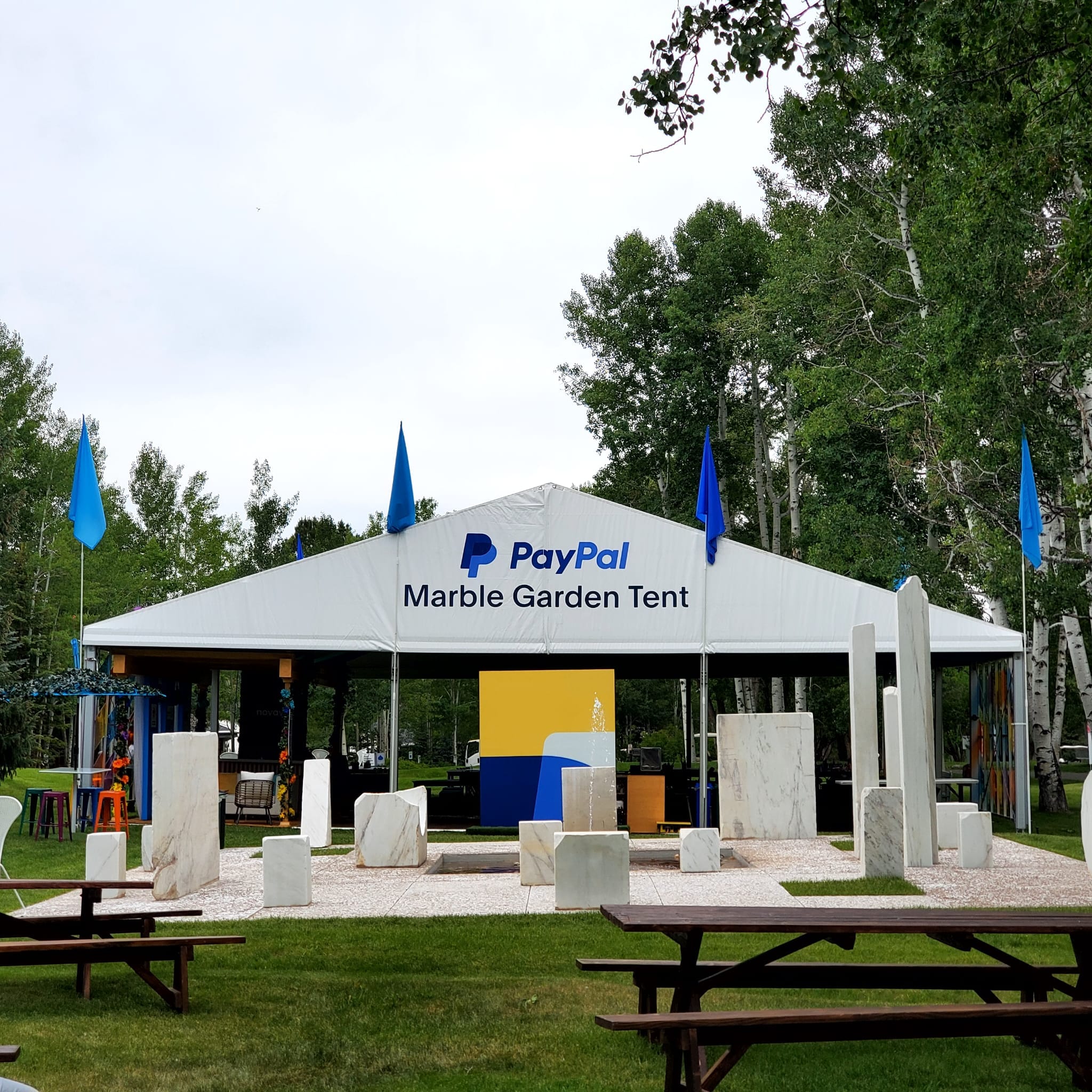 tent rental for corporate event