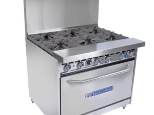 6 BURNER RANGE & OVEN