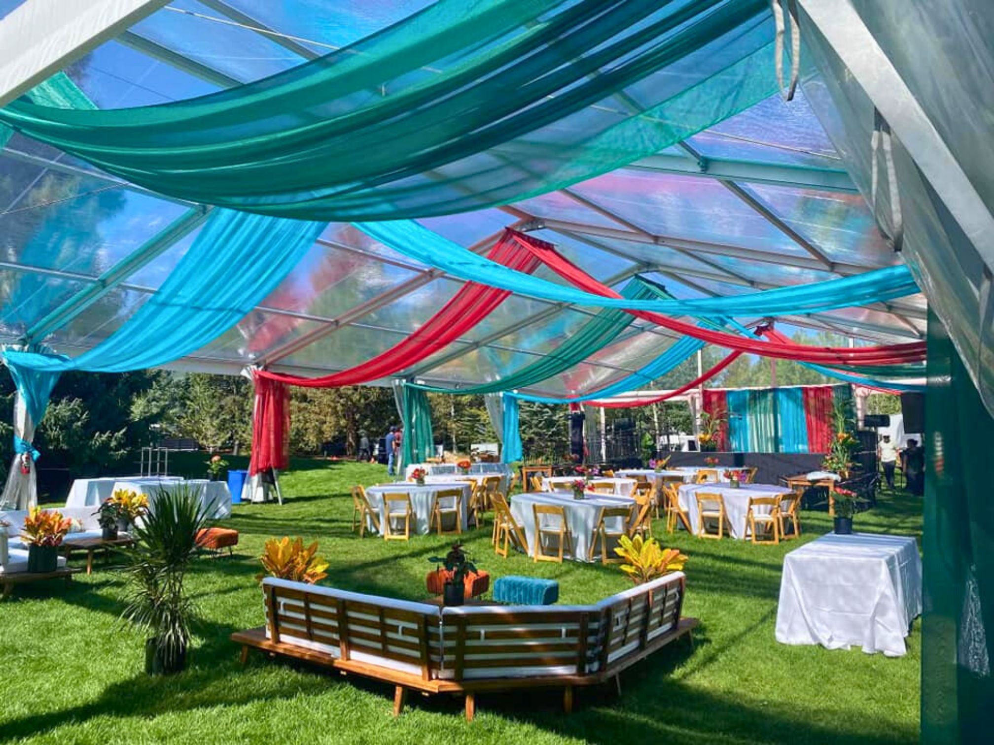 clear event tent