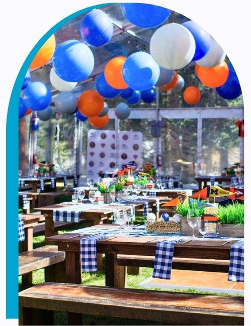 baseball themed boy's birthday party decor