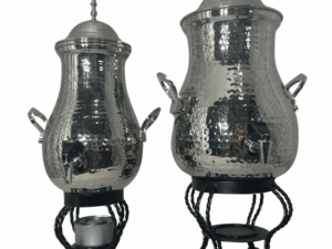 STAINLESS HAMMERED COFFEE URN (3 GAL, 5 GAL)