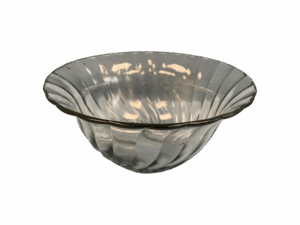 7 QT GLASS PUNCH BOWL
