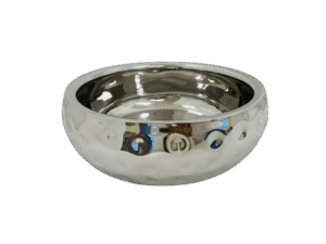 DOUBLE WALL HAMMERED PUNCH BOWL