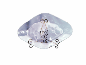 9X12 TWISTED GLASS PLATTER