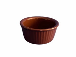 6 OZ BROWN RAMEKIN