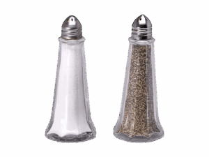 TOWER SALT AND PEPPER SHAKER