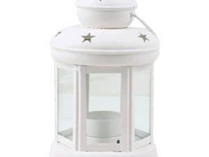 8" WHITE LANTERN