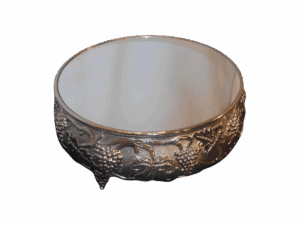 11 INCH. ROUND MIRROR CAKE STAND
