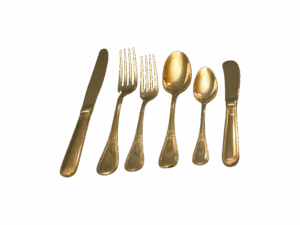 GOLD FLATWARE