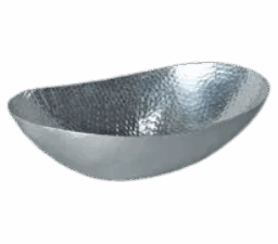 24X18 HAMMERED OVAL BOWL