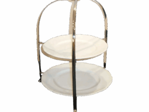 2 TIER PLATE STAND