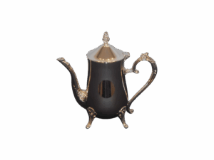 32 OZ SILVER COFFEE POT