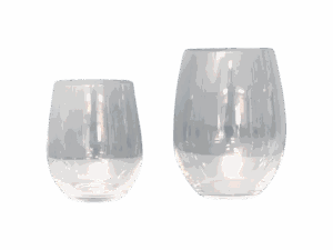 RIEDEL STEMLESS (13 OZ, 21.5 OZ)