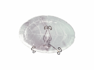 13X8 OVAL ASPEN LEAF PLATTER