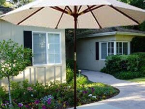 9' IVORY PATIO UMBRELLA